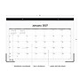 2027 Blue Sky Enterprise 17" x 11" Monthly Desk Pad Calendar, Black/White (111293-27)~#|#~D38ECC42-F6E4-43CF-8EB41D4105943F58_sc7