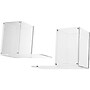 Russell+Hazel Acrylic Bookend, 5.15"H, Clear, 2/Set (49793)~#|#~D3910266-2F33-4B26-B45C6292CE3E0472_sc7