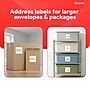 Staples Mailing Labels, Laser & Inkjet Printer Compatible Address Labels, 3.33 x 4, 6 Labels per Sheet, 100 Sheets, White~#|#~D3925E7F-AFEE-4014-AEF6DC33AD75B251_sc7