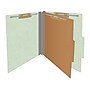 Medical Arts Press Pressboard Classification Folder, 1-Divider, 2" Expansion, Letter Size, Pale Green, 10/Box~#|#~D3A3E526-F331-4002-AC23078652521577_sc7