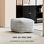 Anji Mountain Joya Gray Fabric Rectangular Pouf Ottoman (AMBPF034-2014)~#|#~D3B2E209-3E4E-4ED8-8970E498B53199B3_sc7