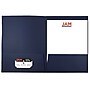 JAM Paper 2-Pocket Textured Linen Business Folders, Navy Blue, 25/Pack (386LNAA)~#|#~D3C48356-C48C-4C9F-A19BDC18840D0E64_sc7
