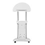 Techni Mobili 22"W Manual Adjustable Standing Laptop Cart, White (RTA-B005-WHT)~#|#~D3C5AC3B-E38C-426D-A69AFEE2D5355ABC_sc7