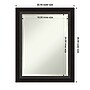 Amanti Art Trio Oil Rubbed Bronze Frame Wall Mirror, 28.5" x 22.5" (A42674960853)~#|#~D3E24999-FC92-4EF3-A99D8B5EAB05C6EE_sc7