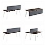 Bush Business Furniture Fabric Privacy Panel, 18"H x 58"W, Cool Charcoal (PSP158CL-03)~#|#~D3E34F69-7E8D-4777-8E35DFAEF9231069_sc7