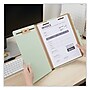 Universal Recycled Reinforced Pressboard Classification Folder, Letter Size, Gray/Green, 10/Box (UNV10293)~#|#~D3F41749-4896-42A8-9623420A6A2BDC47_sc7