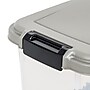 Iris 47 Quart Storage Container with Lid, Plastic, Gray (301045)~#|#~D3F89DE9-1835-4059-B93C4D706EB2B26D_sc7