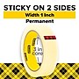 Scotch Double Sided Tape, Wide Width, 1" x 36 yds. (66511296)~#|#~D4012821-A1CB-468B-A187FC47BFA7824F_sc7
