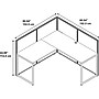 Bush Business Furniture Easy Office 60"W L-Shaped Cubicle Workstation, Mocha Cherry (EOD360MR-03K)~#|#~D402CE06-E8D2-40B5-B31E10E7CE2157EB_sc7