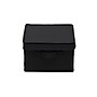 Household Essentials Medium Stackable Folding Fabric Storage Bin, 6" x 10"x 11", 11.42 Qt., Black, 2/Pack (7611-1)~#|#~D41BF913-2517-4018-A6943D65B2347B36_sc7