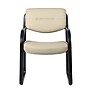 Boss LeatherPlus Guest Chair with Sled Base, Beige (B9529-BG)~#|#~D422568C-4D17-4C2B-9D812D997AC6AD42_sc7