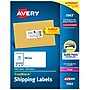 Avery TrueBlock Laser Shipping Labels, 2" x 4", White, 2,500 Labels/Box (5963)~#|#~D43296A7-2E16-4990-BDF0D1126997290E_sc7