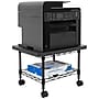 Mount-It! 2-Shelf Laminate/Steel Mobile Printer Stand with Dual Wheel Casters, Black (MI-7857)~#|#~D436B078-8B4D-4BE3-843279BB10F7036C_sc7