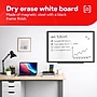 TRU RED Steel Magnetic Whiteboard | Dry Erase Board for Wall, White Board with Black Aluminum Frame, 3 ft x 2 ft~#|#~D43836C2-E616-423D-B5C417445C30D08D_sc7