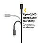 NXT Technologies™ 6 ft. Braided  Lightning Cable  to USB-C Cable, Black (NX60475)~#|#~D438EAC3-13D9-4AC2-974E8AF765C8730E_sc7