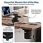 Uncaged Ergonomics Retractable Power Strip with USB-C, 4 AC Outlets, 4 USB Ports and 6ft Retractable Cord, Black (RC-black)~#|#~D44886BB-70E3-43A9-8A11D5BCD978E751_sc7
