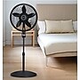 Lasko 18" 3-Speed Oscillating Cyclone Pedestal Fan with Remote and Timer, Black (1843)~#|#~D44895AF-0796-413E-AC28DB18AC1AA990_sc7