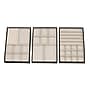 Household Essentials 3-Tier Jewelry Tray, Black (747-1)~#|#~D4558CA0-AFB8-4F81-9C15DF60C61ACF5B_sc7