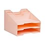 Mind Reader 5-Compartment Plastic Desk Tray, Pink (ANCHBOX5-PNK)~#|#~D479D68D-686A-4C38-8014EC616DF578DC_sc7