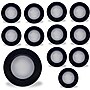 Bulbrite 14 Watt 7" LED Disc Light with Pigtail - 3000K Soft White Light, 1100 Lumens, Black, 12/Pack (862902)~#|#~D47AC4FD-A33C-4810-A36ED16B5B98C76B_sc7