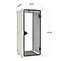 FlexiSpot WorkCube Series Sound Absorbing Privacy Booth, White (P1F-2W-KIT)~#|#~D487F078-FB0D-426C-B21FD998707B29F7_sc7