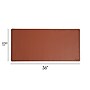 Smead Large Vegan Leather Anti-Slip Desk Pad, 36" x 17", Brown (64827)~#|#~D49A7776-58E8-48E8-BF5F90CEE57C77F3_sc7