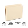 Staples 100% Recycled File Folder, Single Tab, Letter Size, 100/Box (ST393125/393125)~#|#~D49B4D2C-678A-4465-B36C056A15011F6F_sc7