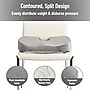 Mind Reader Memory Foam Office Chair Ergonomic Orthopedic Cushion, Gray (SEACUSH-GRY)~#|#~D4A9CC76-800A-45C1-A918CF44C27C74CD_sc7