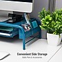 Mind Reader Monitor Stand with Paper Tray, Metal, Turquoise (MESHMONSTA-TUR)~#|#~D4BA9B26-CA3E-449A-A78756AD785CF3F8_sc7