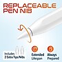 Delton AP7 Stylus Pen for iPad, Wireless Magnetic Charging, White (DAP7)~#|#~D4D6DB38-EBC6-48BA-B9E7E929F4298D01_sc7
