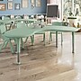 Flash Furniture Wren Half Moon Activity Table, 35" x 65", Height Adjustable, Sage (YUYCX042MOONSGE)~#|#~D4D7CFC5-7888-4889-95797120F7858A32_sc7