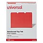 Universal File Folder, Letter Size, Red, 100/Box (UNV16163)~#|#~D4E63F56-56BC-42B4-BC9A68105158775D_sc7