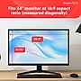 Staples Privacy Filter – 24‑Inch Widescreen Monitor Anti‑Glare Screen Protector, Black~#|#~D51F11E9-0C9A-49E5-8873C662FDF7A42F_sc7