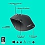 Logitech M720 Triathlon Wireless Ergonomic Optical USB Mouse, Black (910-004790)~#|#~D526A274-BDA4-4018-A978EBB275634A39_sc7