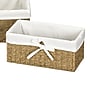 Household Essentials 3-Piece Wicker Basket Handwoven Seagrass Storage Baskets with Washable Liners, Natural (HHML-5611)~#|#~D52D5919-668F-4930-80B5714B2A6FAE07_sc7