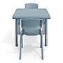 Flash Furniture Emmy Square Activity Table Set, 24" x 24", Height Adjustable, Dusty Blue (YCX232SQRTBDTBR)~#|#~D5516779-594A-4858-920ACC2367BCBC7F_sc7