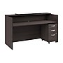 Bush Business Furniture Arrive 72"W Reception Desk with Counter and Mobile File Cabinet, Storm Gray (ARV008SG)~#|#~D5543431-8884-40A3-8524352943E696FA_sc7