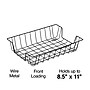 Staples Front Loading Letter Tray, Black Steel (10485)~#|#~D57049F0-B957-43EC-8F8E9B46CC60189C_sc7