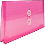JAM Paper Premium Plastic Filing Envelope withButton & String Closure, Fuchsia Pink, 3/Pack (921B1FUX3)~#|#~D585CBDA-BD13-45AF-B34274D59BCCB9BA_sc7