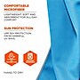 Ergodyne Chill-Its 6602MF Evaporative Cooling Towel, Gray/Blue, One Size (12660)~#|#~D599F314-2E9F-4509-BBB18DF7790129EB_sc7