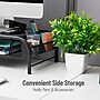 Mind Reader Monitor Stand with Paper Tray, Up to 24" Monitor, Black, 2/Pack (2MESHMON-BLK)~#|#~D59BCED4-593C-4DCF-913704816D0CBB20_sc7