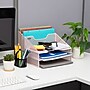 Mind Reader 5-Compartment Metal Desk Organizer, Pink (MESHBOX5-PNK)~#|#~D5B7D77B-86C3-4A08-8926A05439B3E57F_sc7