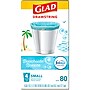 Glad Small Kitchen Drawstring Trash Bags, 4 Gallon, Blue, Febreze Beachside Breeze, 80/Box (79155)~#|#~D5BB79D6-555A-47B1-B4AFDE6C2C19D728_sc7