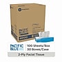 Pacific Blue Select Facial Tissue, 2-ply, 100 Tissues/Box, 30 Boxes/Carton (48100)~#|#~D5C6C211-9E8A-4DA0-82DEFF06C7ACC4CE_sc7