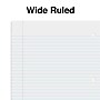 Staples Premium 1-Subject Notebook, 8" x 10.5", Wide Ruled, 100 Sheets, Blue, 12/Carton (TR20957CT)~#|#~D6091E81-6921-4AAA-8DD9C5D7237F6E9A_sc7