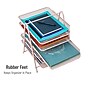 Mind Reader 5-Tier Stackable Paper Desk Tray Organizer, Metal, Pink (5TPAPER-PNK)~#|#~D60D9E45-4456-4A34-A91930F4E00EF1EC_sc7