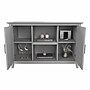 Bush Furniture Key West 30" Accent Cabinet with Doors and 4 Shelves, Cape Cod Gray (KWS146CG-03)~#|#~D61E1BD1-E093-4AE9-82481BBCF3C45237_sc7