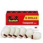 Scotch Transparent Clear Tape Refill, 0.75" x 27.77 yds., 1" Core, Clear, 6 Rolls/Pack (MMM600K6)~#|#~59EA8718-D598-4FFE-A18028997118B07E_sc7