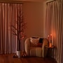 Nearly Natural Pre-Lit Halloween Deluxe Black Twig Artificial Tree, 7' (T5171)~#|#~D65E5A14-CC89-42A5-BCB217200FB81B72_sc7