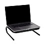 Mind Reader Ventilated Monitor Stand, Holds up to 44 lbs., Metal, Black, 2/Pack (2METMONST-BLK)~#|#~D66FD4C0-078F-4C10-AE1F04DF9F1A83CD_sc7